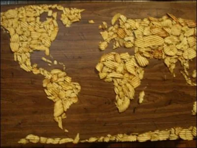  La vie, c'est comme une bote de chocolat  nous disait Forest Gum, mais sur cette photo le monde c'est comme ...