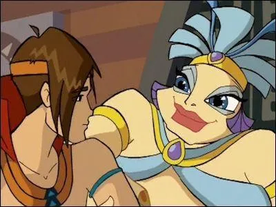 Dans le Downland, Brandon se retrouve fianc  la princesse Amentia contre son gr. Il souhaite expliquer le malentendu au couple royal. Comment se nomment le roi et la reine dj ?