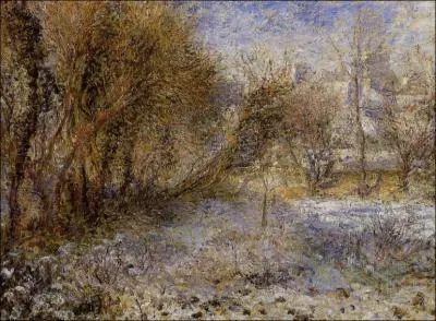 Qui a peint Paysage de neige ?