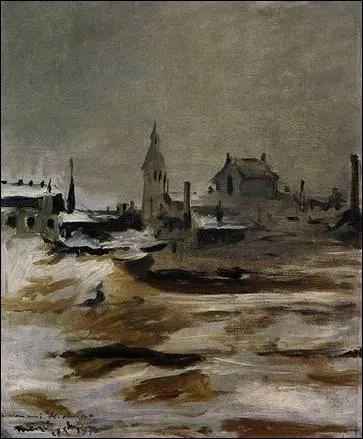 Qui a peint Effet de neige  Petit Montrouge ?