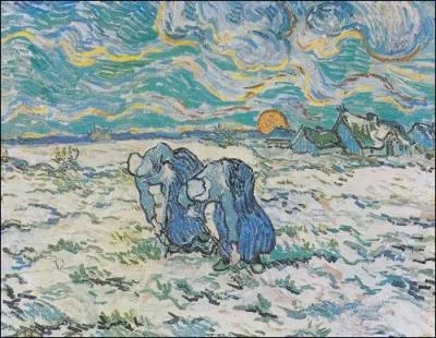Qui a peint Deux paysannes dans un champ de neige ?