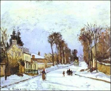 Qui a peint Route de Versailles  Louveciennes ?