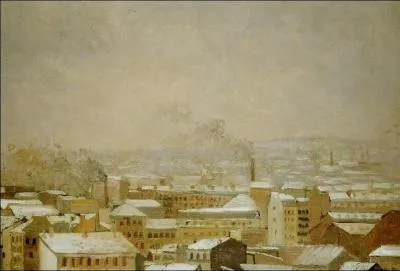Qui a peint Paris sous la neige ?