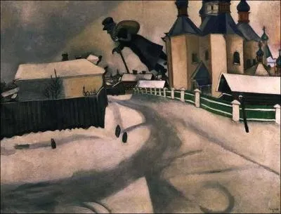 Qui a peint Au-dessus de Vitesbk ?