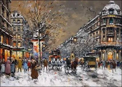 Qui a peint Grands boulevards ?
