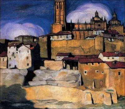 Quel peintre espagnol a reprsent   La cathdrale de Sgovie  ?