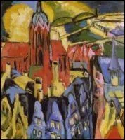 Qui a peint  La cathdrale de Francfort  ?