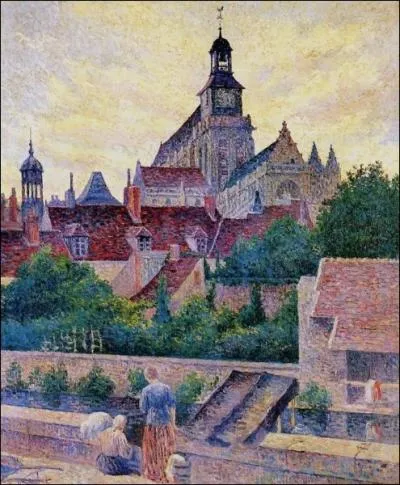 Qui a peint  La cathdrale de Gisors  ?