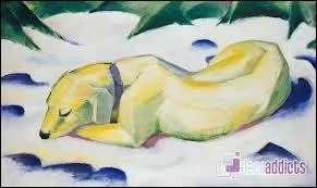 Qui a peint Chien allong dans la neige ?