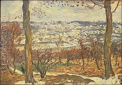 Qui a peint Paysage de neige ?