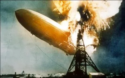 Le 6 mai 1937, explosait le zeppelin Hindenburg prs de New York :
