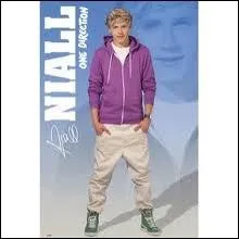 De quelle star Niall est-il fan ?