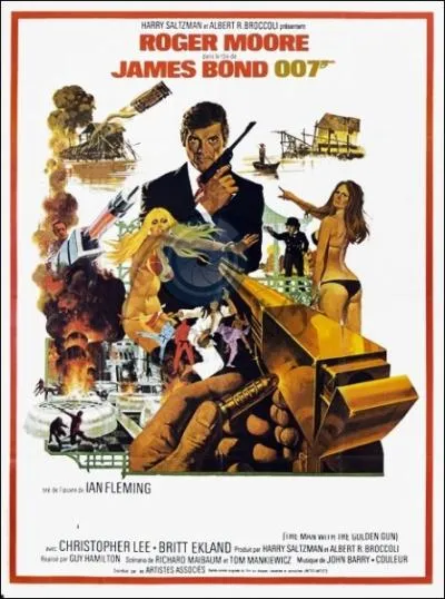 Ce film ralis en 1974 par Guy Hamilton, est le neuvime film de la saga James Bond, avec Roger Moore, Christopher Lee, Britt Ekland ... .