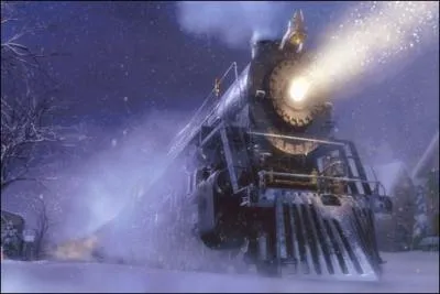 Dans quel film, des enfants se rencontrent-ils  bord d'un train en direction du pays du Pre Nol ?