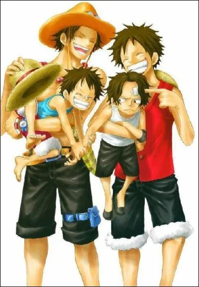 Qui est l'ami d'enfance de Luffy et d'Ace ?
