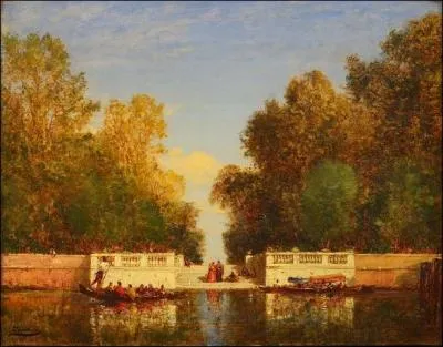 Qui a peint Les jardins franais Venise ?