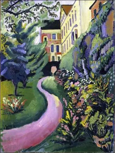 Qui a peint Jardin en fleurs ?