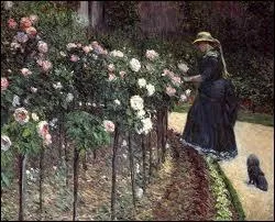 Qui a peint Roses dans le jardin  Petit Genevilliers ?