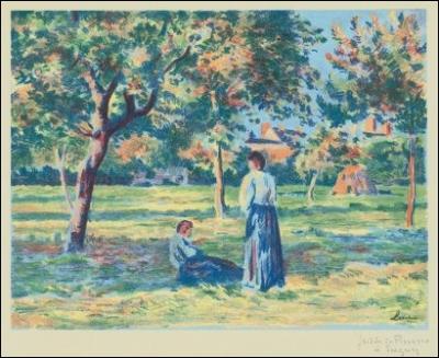 Qui a peint Le jardin de Pissarro  Eragny ?