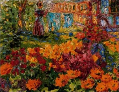 Qui a peint Jardin de fleurs ?