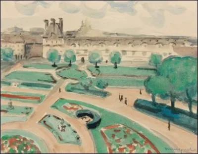 Qui a peint Les jardins des Tuileries ?