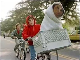 Comment se termine la course  vlo d'Eliott dans ce film de 1982 ?