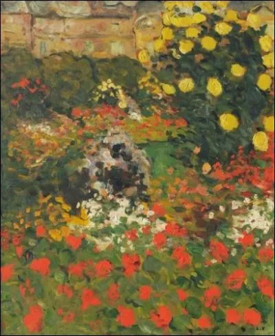 Qui a peint Le jardin fleuri ?
