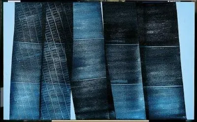 Sans titre, 1976 par un peintre franais d'origine allemande, l'un des plus grands reprsentants de l'art abstrait et le pre du tachisme (1904-1989).