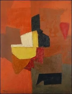 Cette Composition  dominante rouge, 1953 d'un peintre franais d'origine russe a t t adjuge aux enchres  Paris pour 603 200 euros en juin 2007.