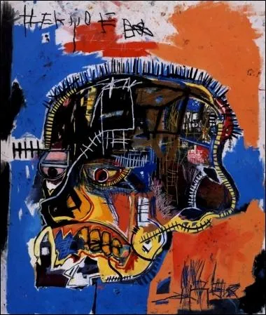 Scull , 1981 par un peintre amricain d'avant-garde d'origine hatienne et portoricaine, pionnier de la mouvance underground (1960-1988).