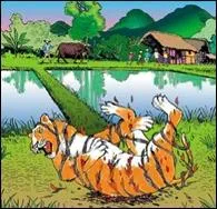 Pourquoi le tigre a-t-il des rayures ? Telle est la question que tente de rsoudre un conte qui nous vient du pays dont la capitale est Hano.