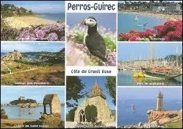 Je pars visiter la ville de Perros-Guirec, ville des Ctes-d'Armor o les habitants portent le nom de ...