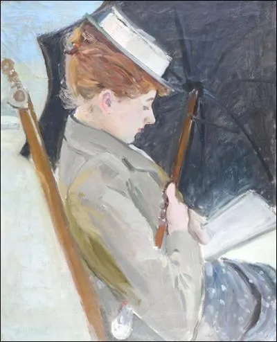 Madame lisant sur la plage, 1896