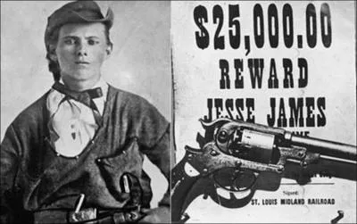 Qui a tu le 3 avril 1882  Saint-Joseph dans le Missouri, le fameux braqueur de trains et de banques appel Jesse James ?
