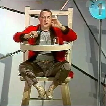 De quelle mission de tlvision, prsente par Patrick Sabatier est tire cette photo de Coluche ?