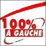 Qui annonce sur son logo être 100 % à gauche ?