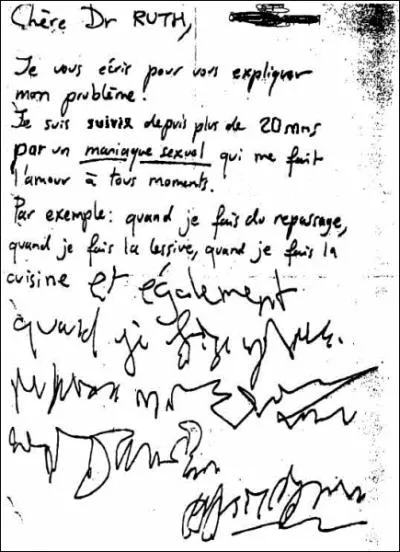 Il est hautement probable que cette lettre a t crite par Nafissatou Diallo dans une des chambres de l'htel Sofitel de New York, le :