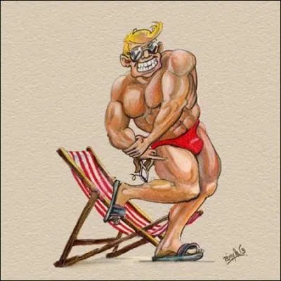 Il fait le  fionneur . Tu m'tonnes pas qu'il a  pris son sac  !