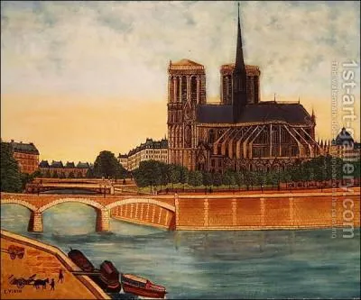 Qui l'a reprsente vue de l'abside ?