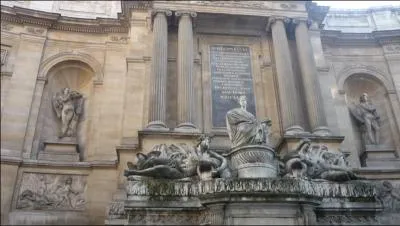 A qui cette fontaine fait-elle hommage ?