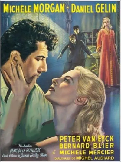 Femme machiavlique dans un film franco-italien ralis par Denys de La Patellire en 1956, avec Daniel Glin, Bernard Blier, Michle Mercier ... .