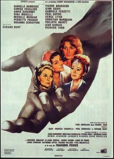 Partenaire de Philippe Noiret dans un film  sketches franais, ralis par Grard Oury d'aprs les bandes dessines de Paul Gordeaux en 1962 ... .