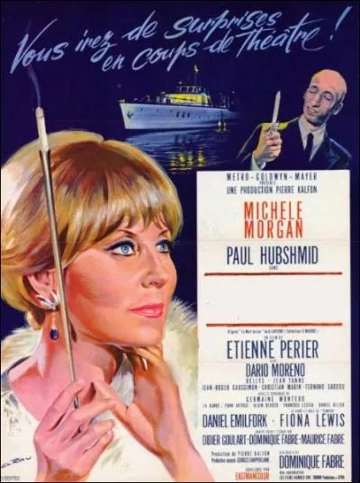 Aventurire, dans un film franais ralis par tienne Prier en 1965 sur fond d'enqute d'un trsor de guerre sur la Cte d'Azur ... .