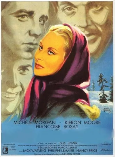 En 1950, elle est l'hrone principale de ce film de Marc Allgret adapt d'un roman clbre de Louis Hmon racontant la vie d'une famille canadienne en milieu rural ... .