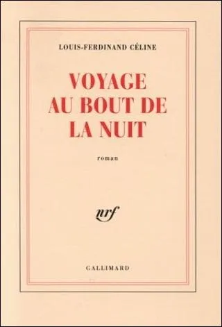  Voyage au bout de la nuit  est le 1er roman crit par Cline. Inspir de la vie personnelle de l'auteur ce livre raconte l'histoire de :