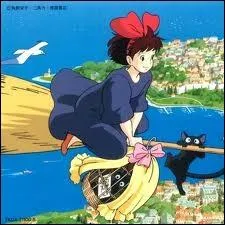 Son 5e long mtrage sorti en 1989 est une adaptation d'un livre japonais pour enfants... Pour qui travaille  Kiki la petite sorcire  ?