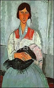 Bohmienne avec un enfant, 1919