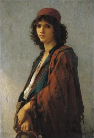 Jeune bohmien serbe, 1872