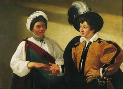 Le diseuse de bonne aventure, c. 1594-95