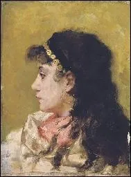 Jeune gitane de profil, 1881